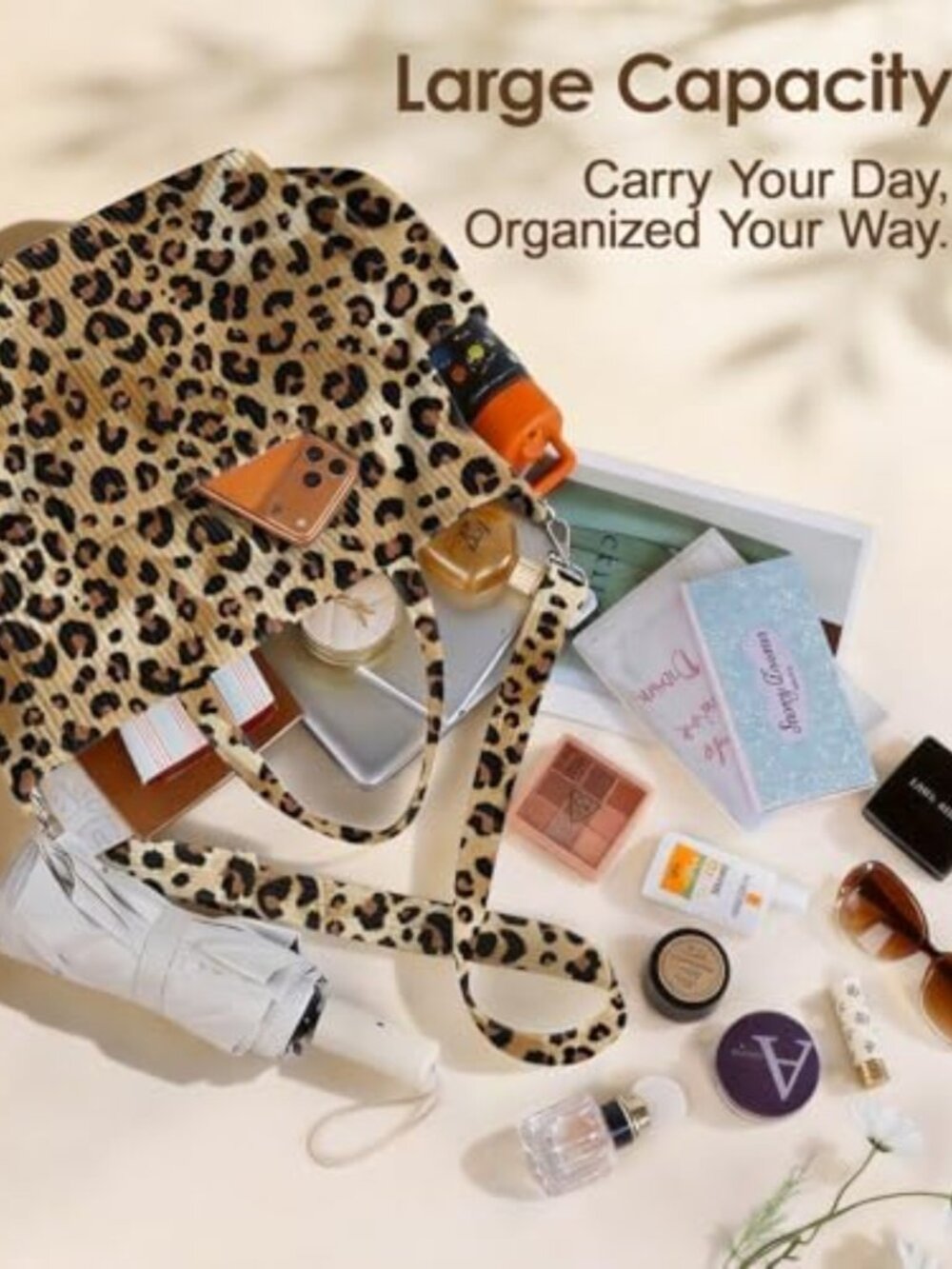Stylish Corduroy Crossbody Tote Bag for Women | Chic Everyday Handbag - Picture 6 of 6